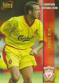 Rob Jones Liverpool 1998 Futera Fans' Selection #13